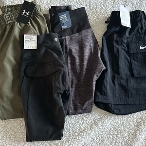 Lot Of FOUR Women's Size XS Leggings/Shorts NEW WITH TAGS